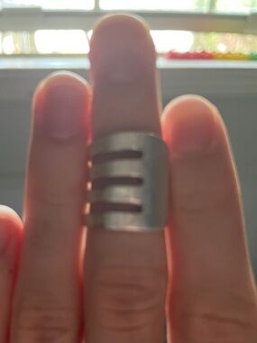 Vintage silver fork Ring